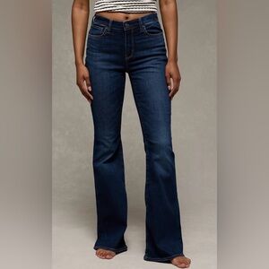 American Eagle Outfitters Dark Blue Flare Jeans